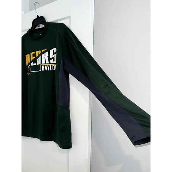 Baylor Bears Men’s Large Long Sleeve Shirt Green/Gray Knights Apparel - Picture 4 of 8